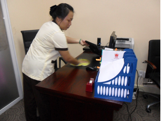 Quy trình giặt thảm vệ sinh văn phòng