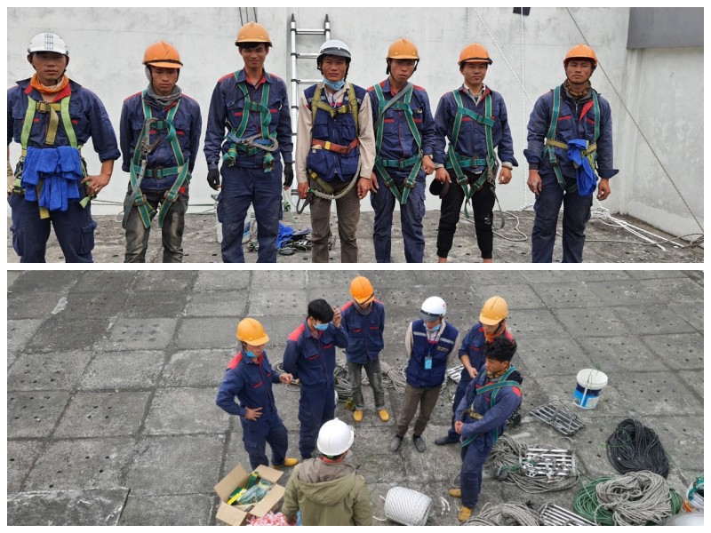Dịch vụ lau kính tòa nhà
